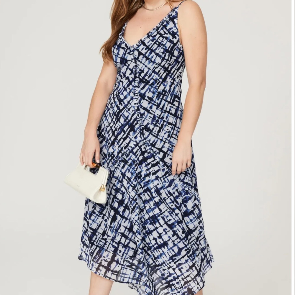 Jason Wu Blue and White Patterned Dress